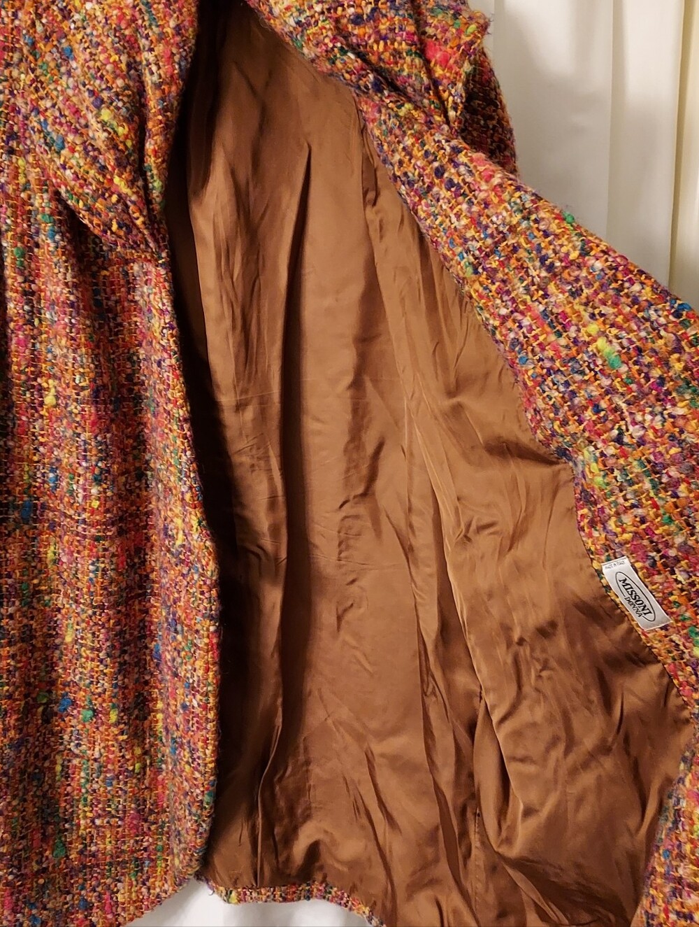 Missoni Donna Colorful Cocoon Coat - Picture 10 of 11